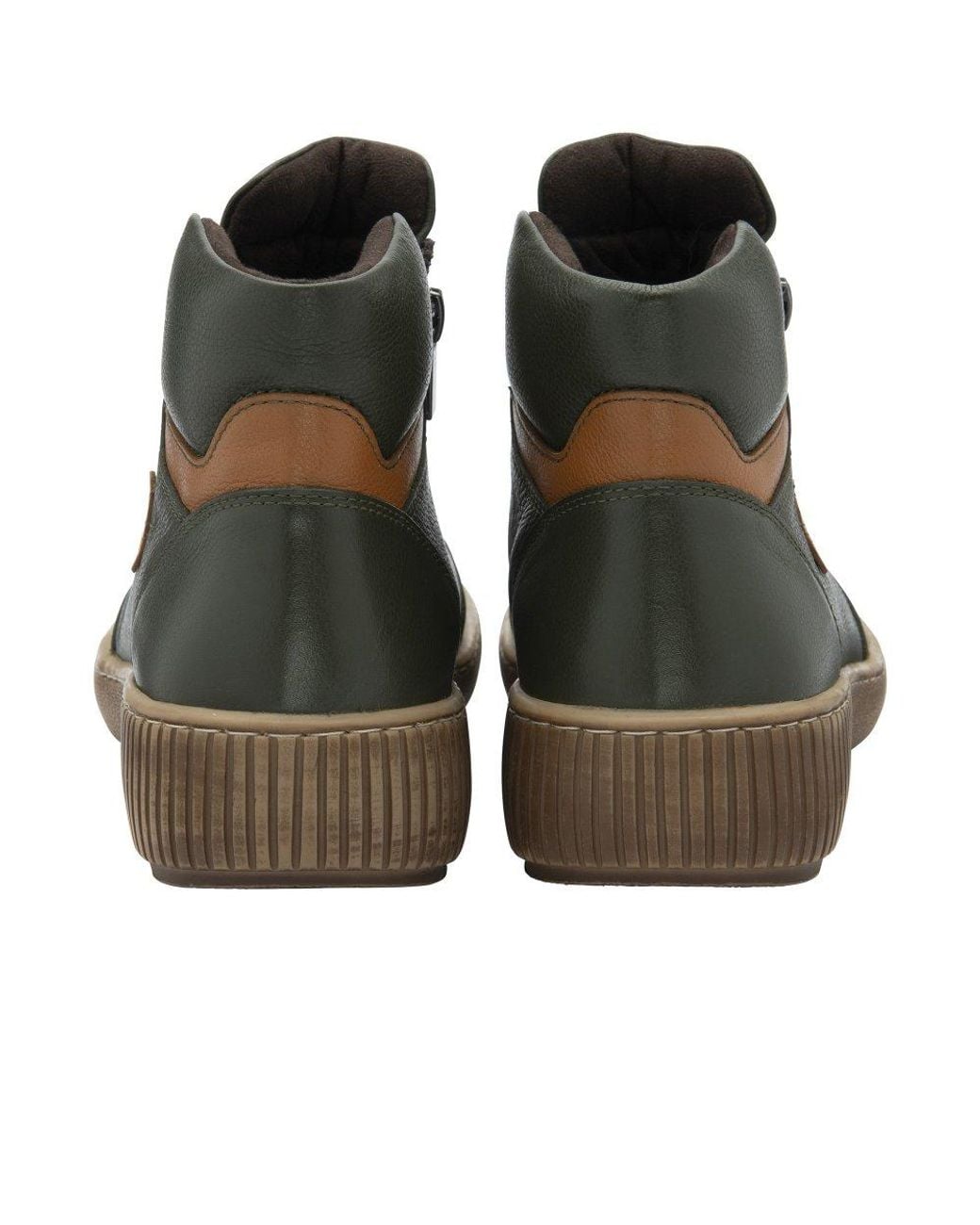 Lotus Green Atlanta Ankle Boots