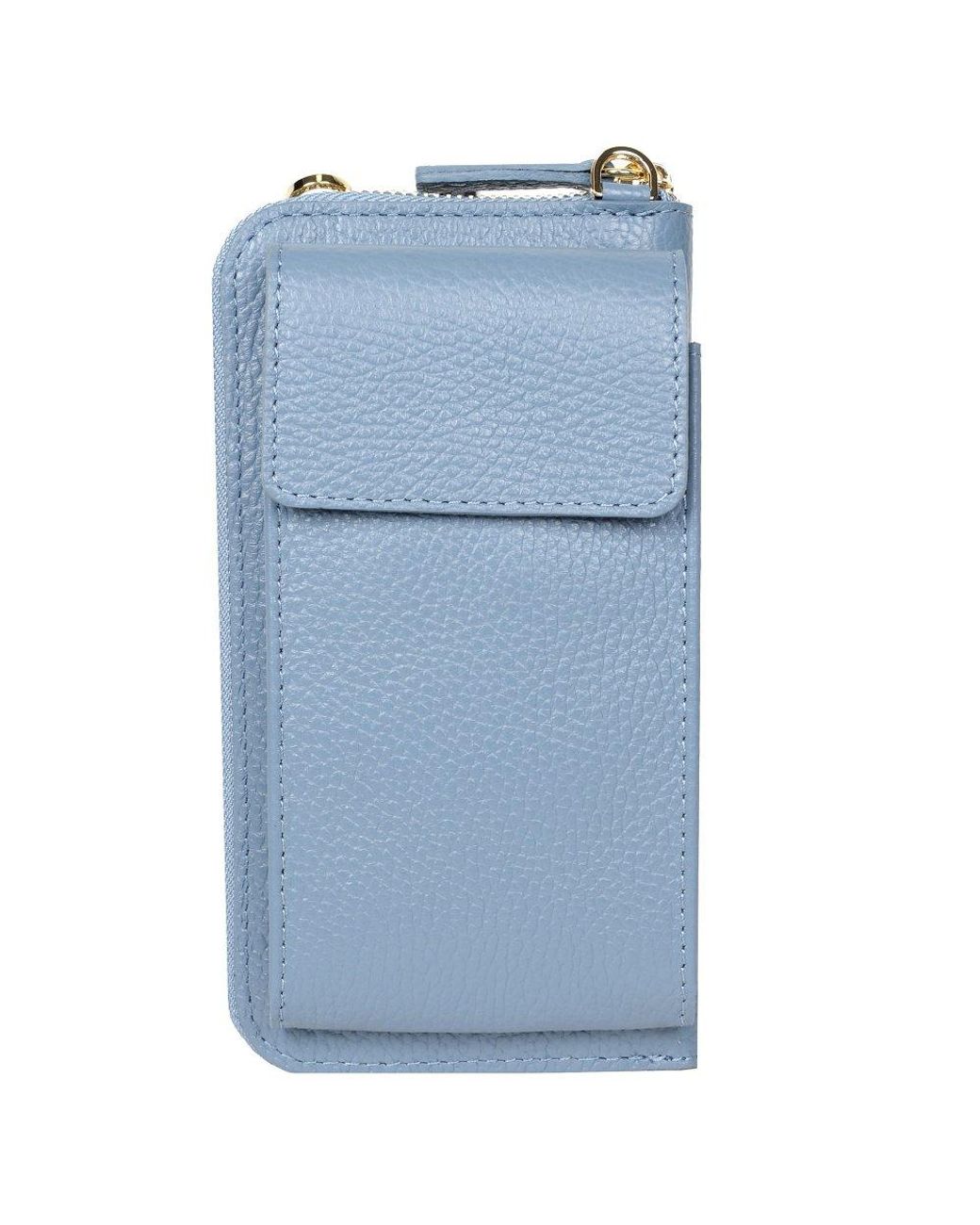 Elie Beaumont Blue Phone Bag