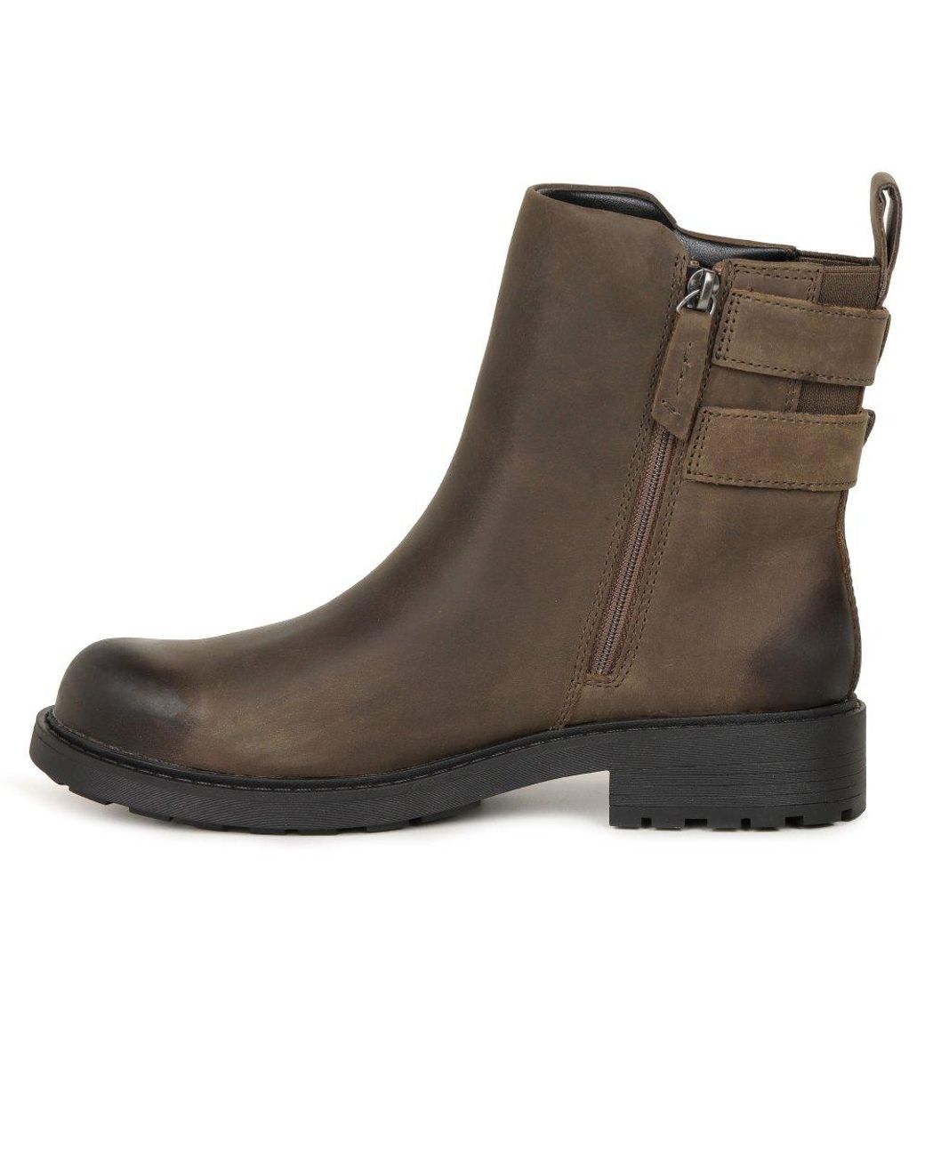 Clarks Brown Orinoco2 Bay Ankle Boots Colour: Mole Lea