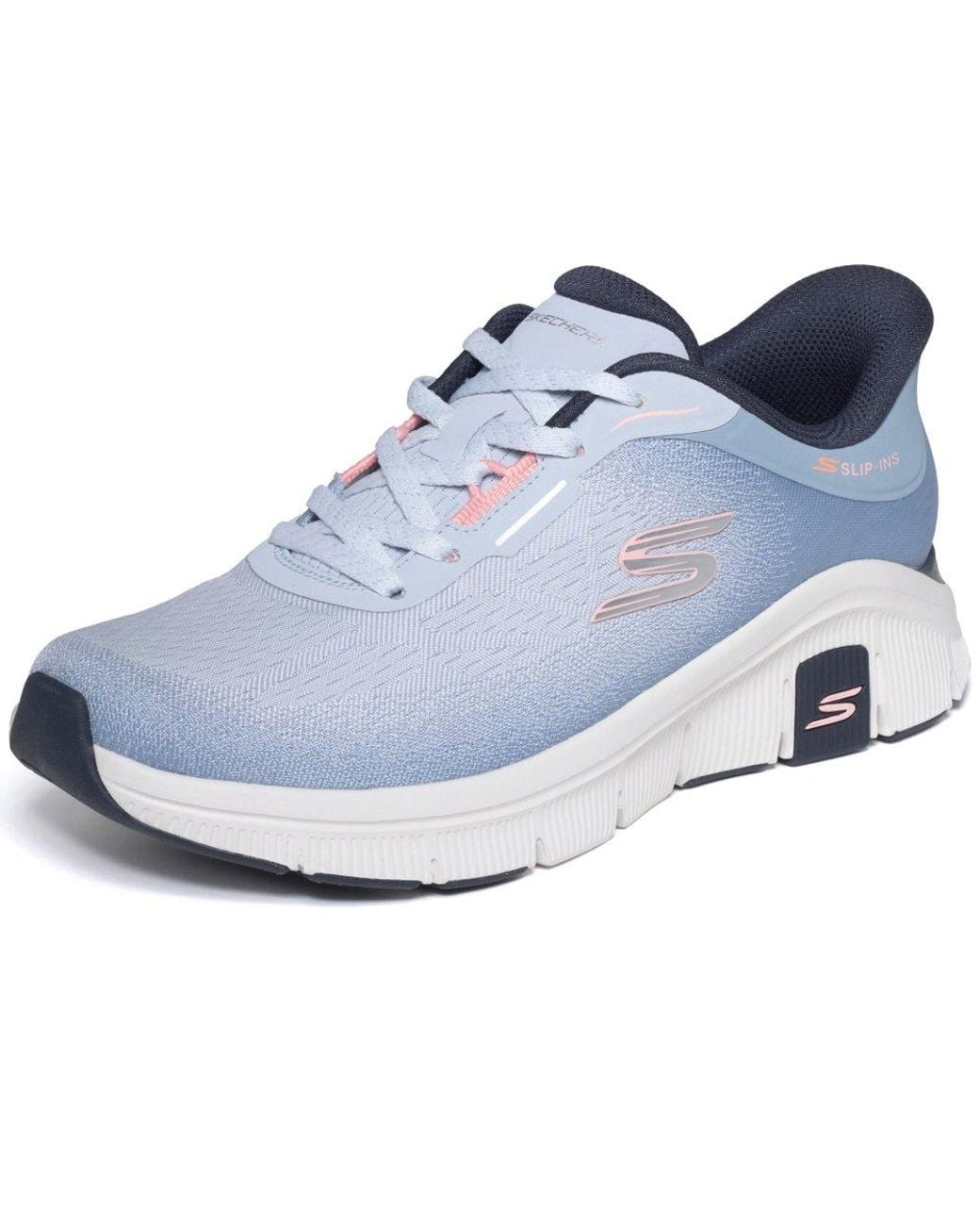 Skechers Blue Relaxed Fit Flex Soft Icon Trainers