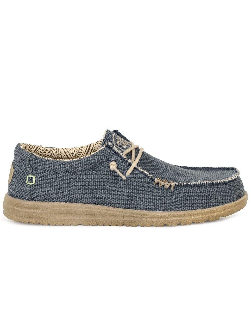 HeyDude Blue Wally Braided Shoes for men