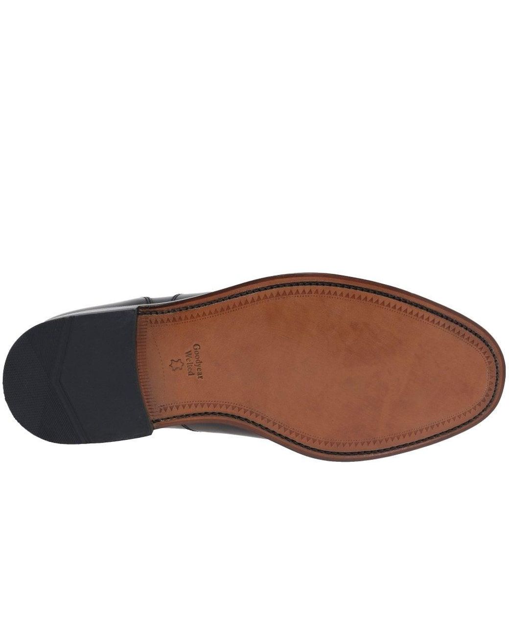Loake Black 200b Leather Oxford Shoes for men
