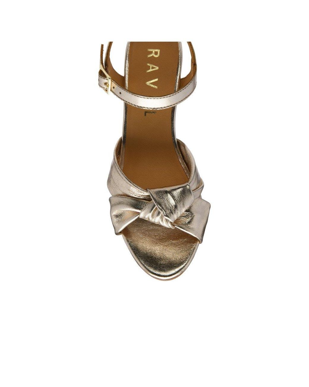 Ravel Metallic Balne Heeled Sandals