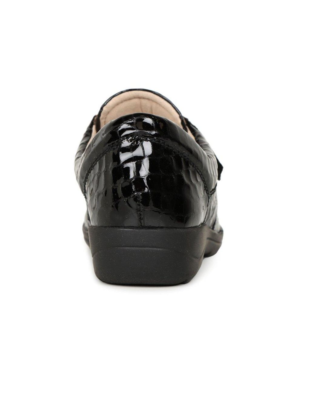 Caprice Black Vera Riptape Shoes