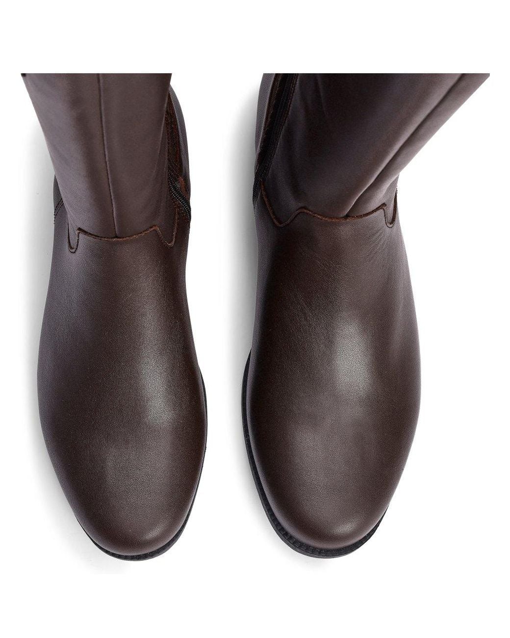 Hotter Brown Bamburgh Knee High Boots