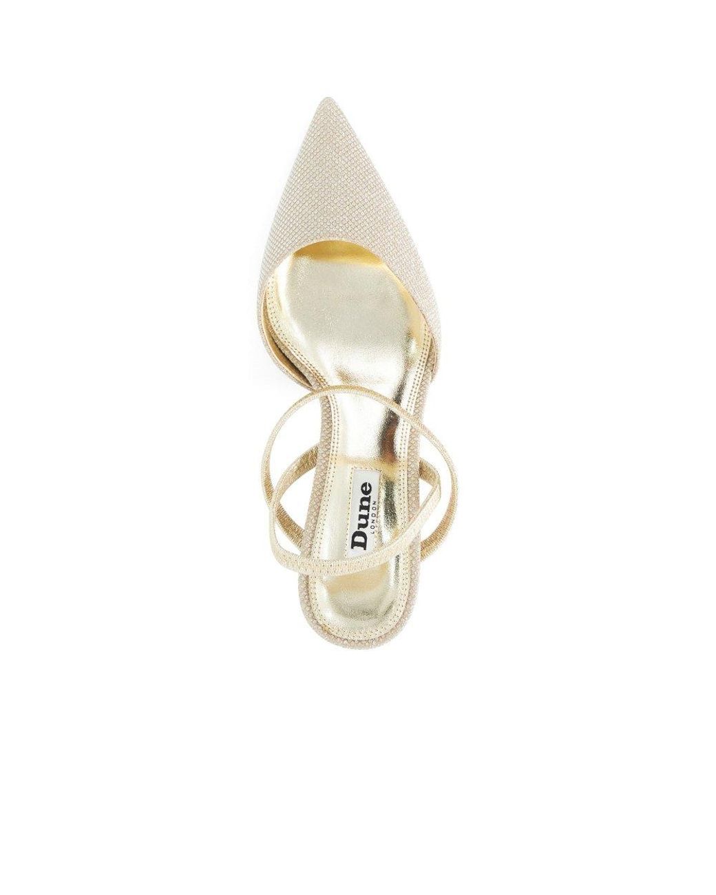 Dune White Classical Court Shoes