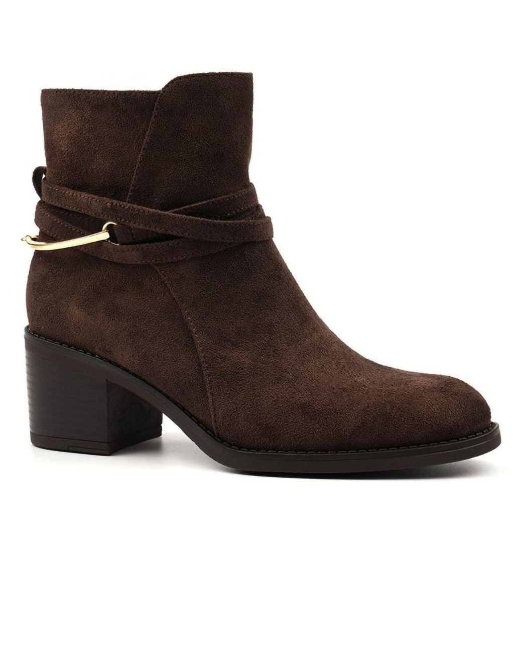 Lunar Brown Kiki Ankle Boots