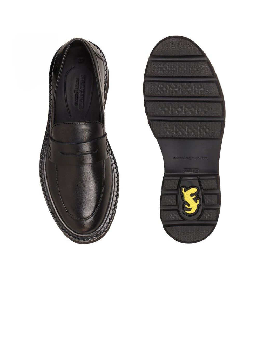 Salamander Black Kusel Loafers