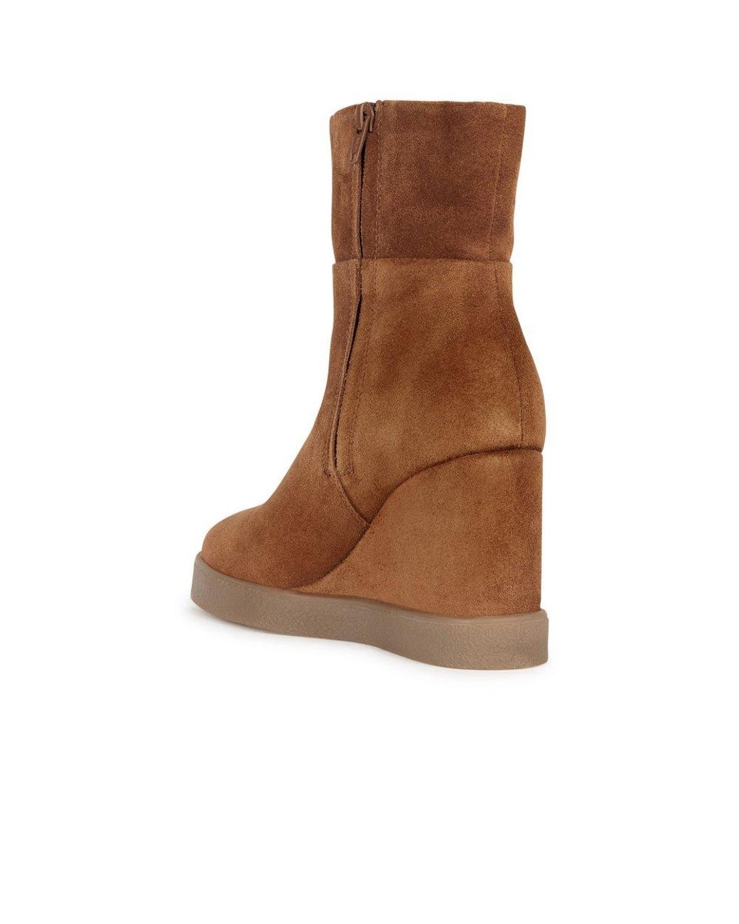 Geox Brown D Eildea Wedge B Ankle Boots