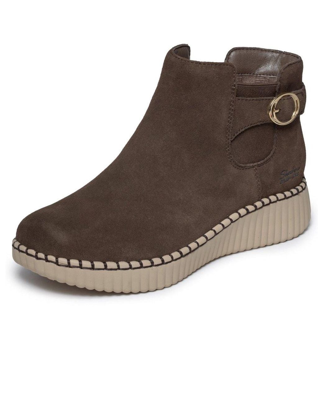 Skechers Brown Wilshire Blvd Darling Moment Ankle Boots
