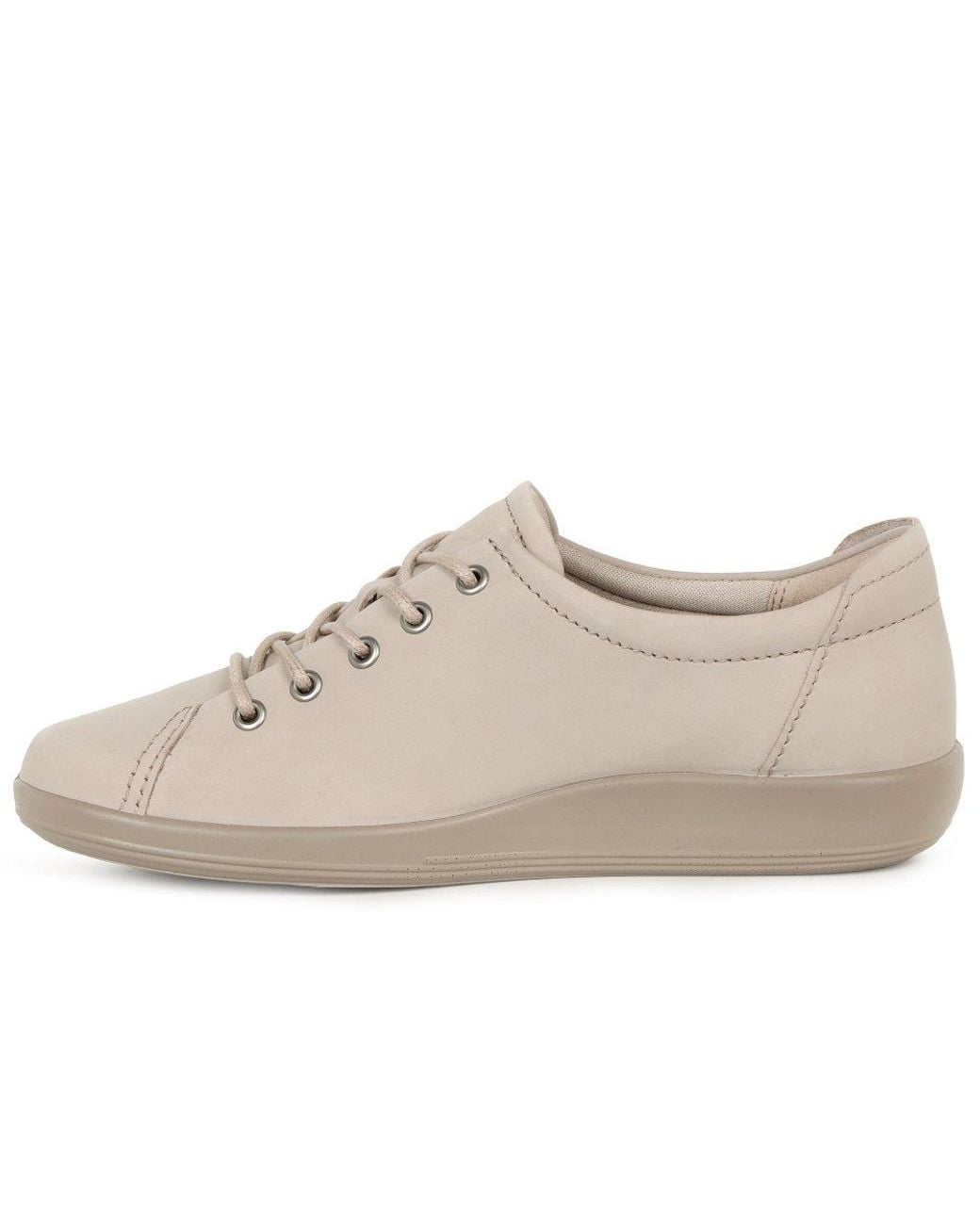 Ecco Gray Soft 2 Lace Trainers
