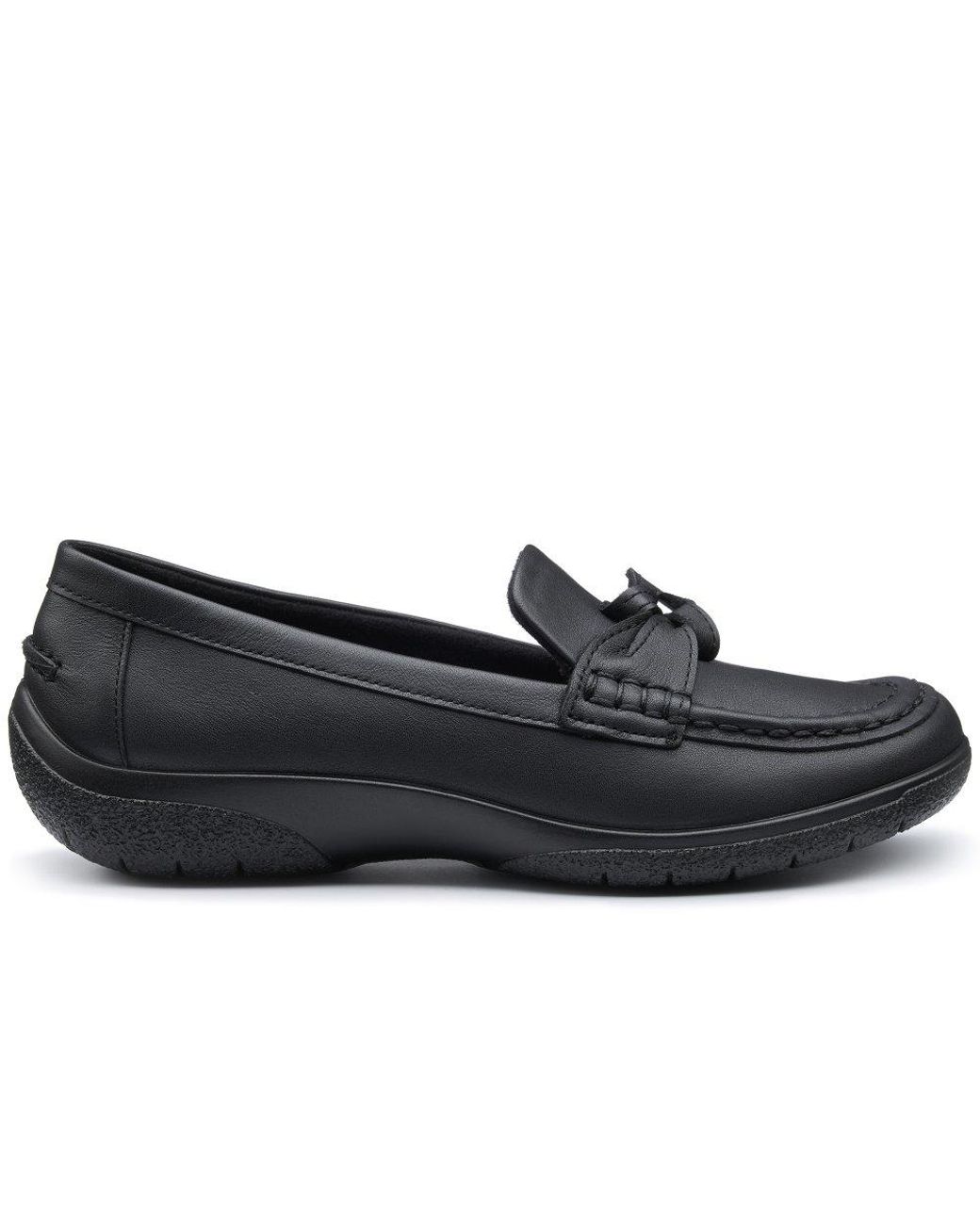 Hotter Black Cabana Shoes