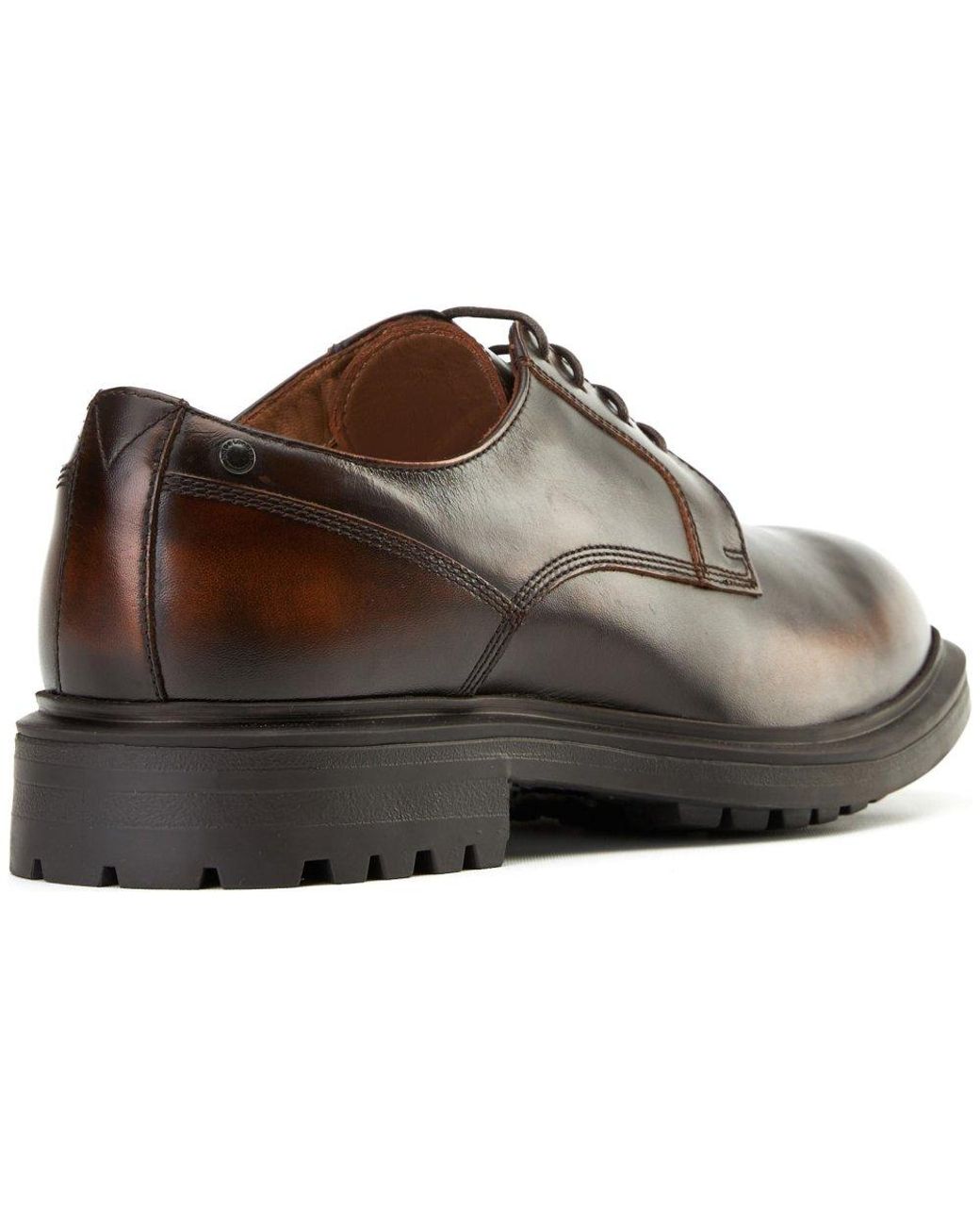 Base London Brown Locke Lace Up Shoes for men