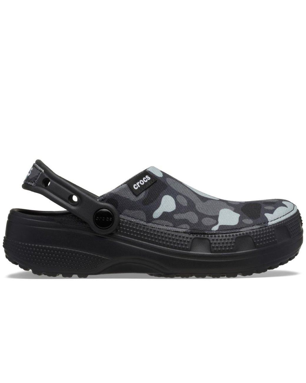 CROCSTM Black Classic Crafted Camo Clogs for men