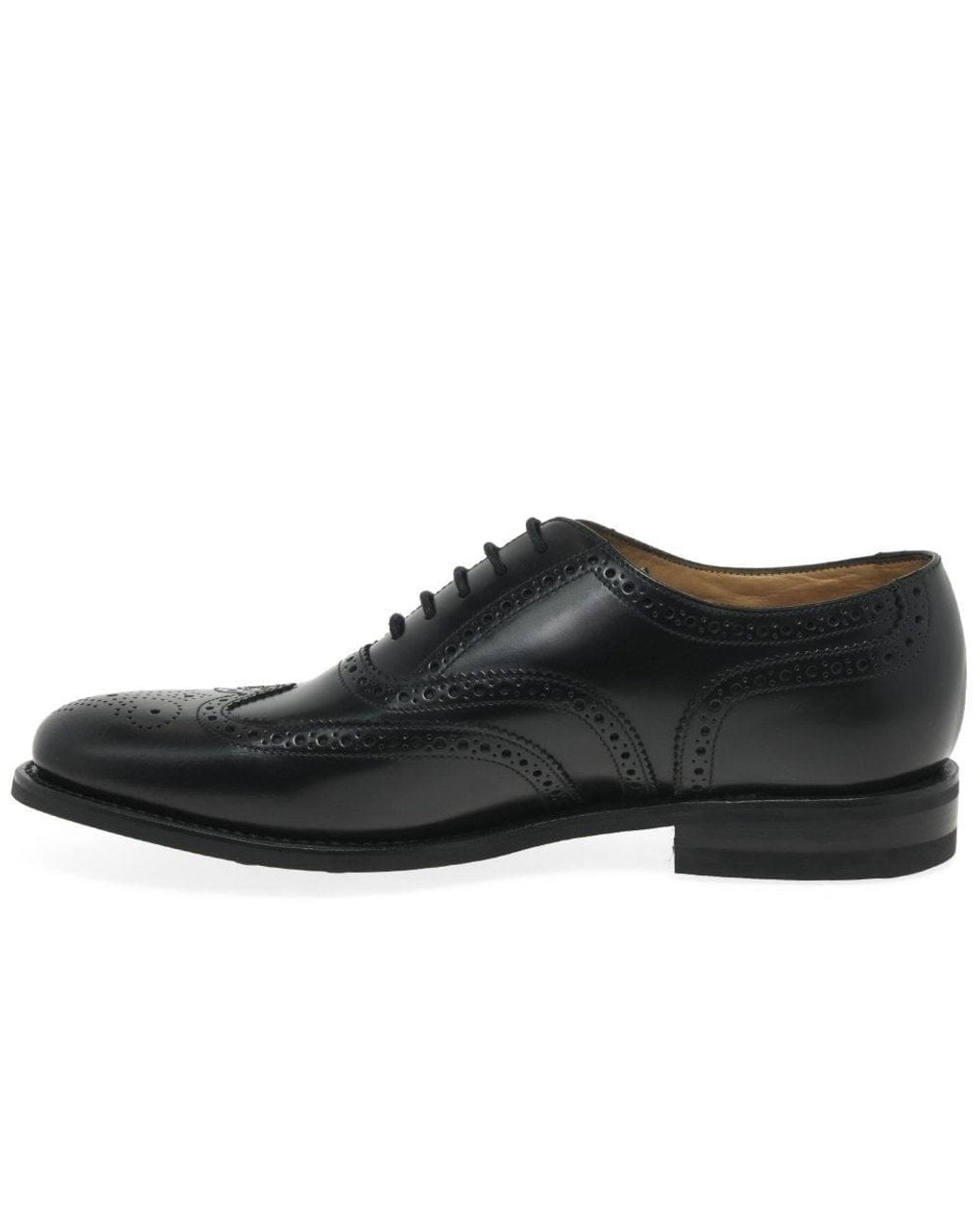 Loake Black 302B Formal Oxford Brogues for men