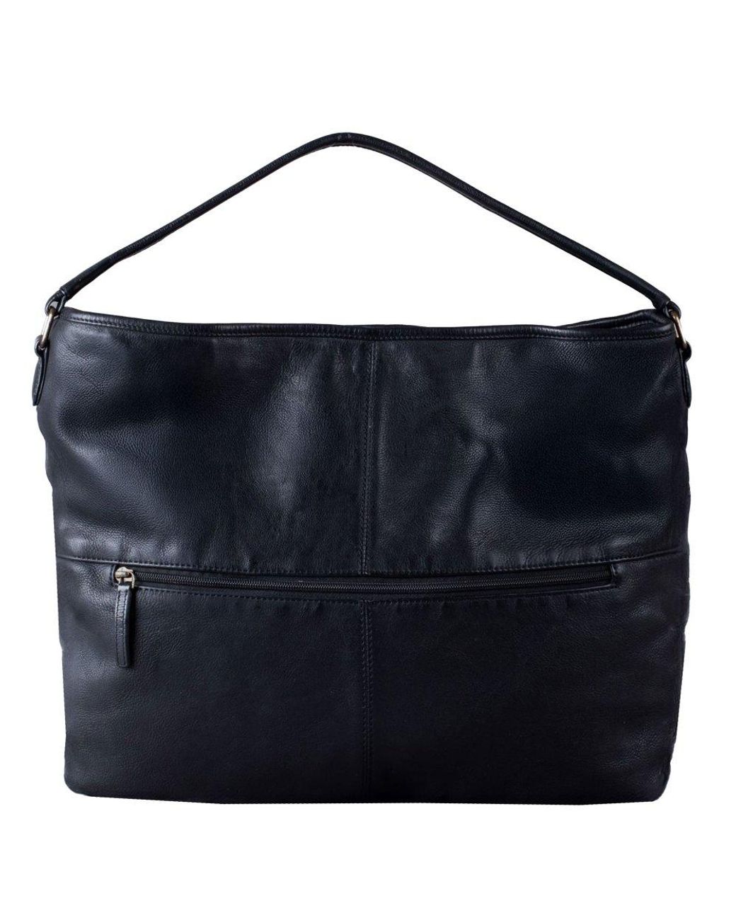 Lakeland Leather Blue Wreay Hobo Handbag