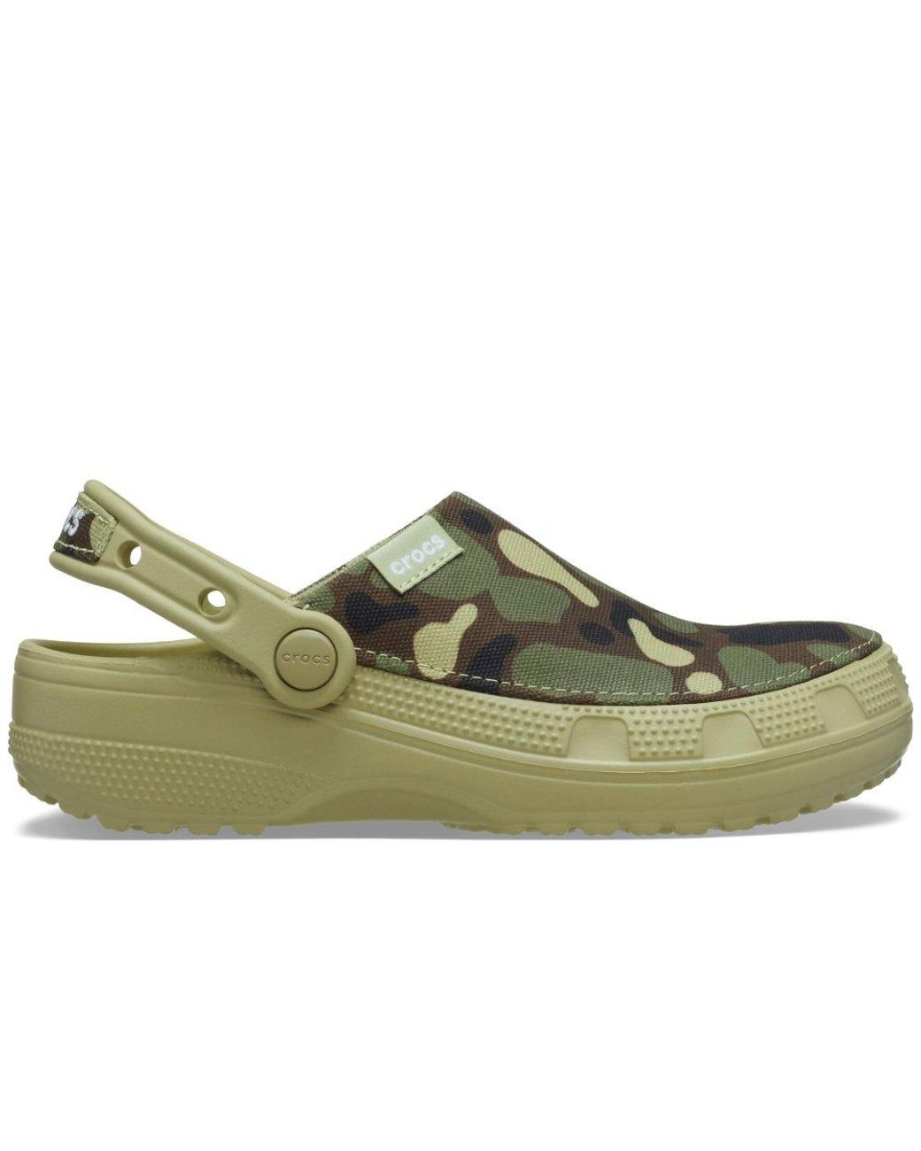 CROCSTM Green Classic Crafted Camo Clogs for men