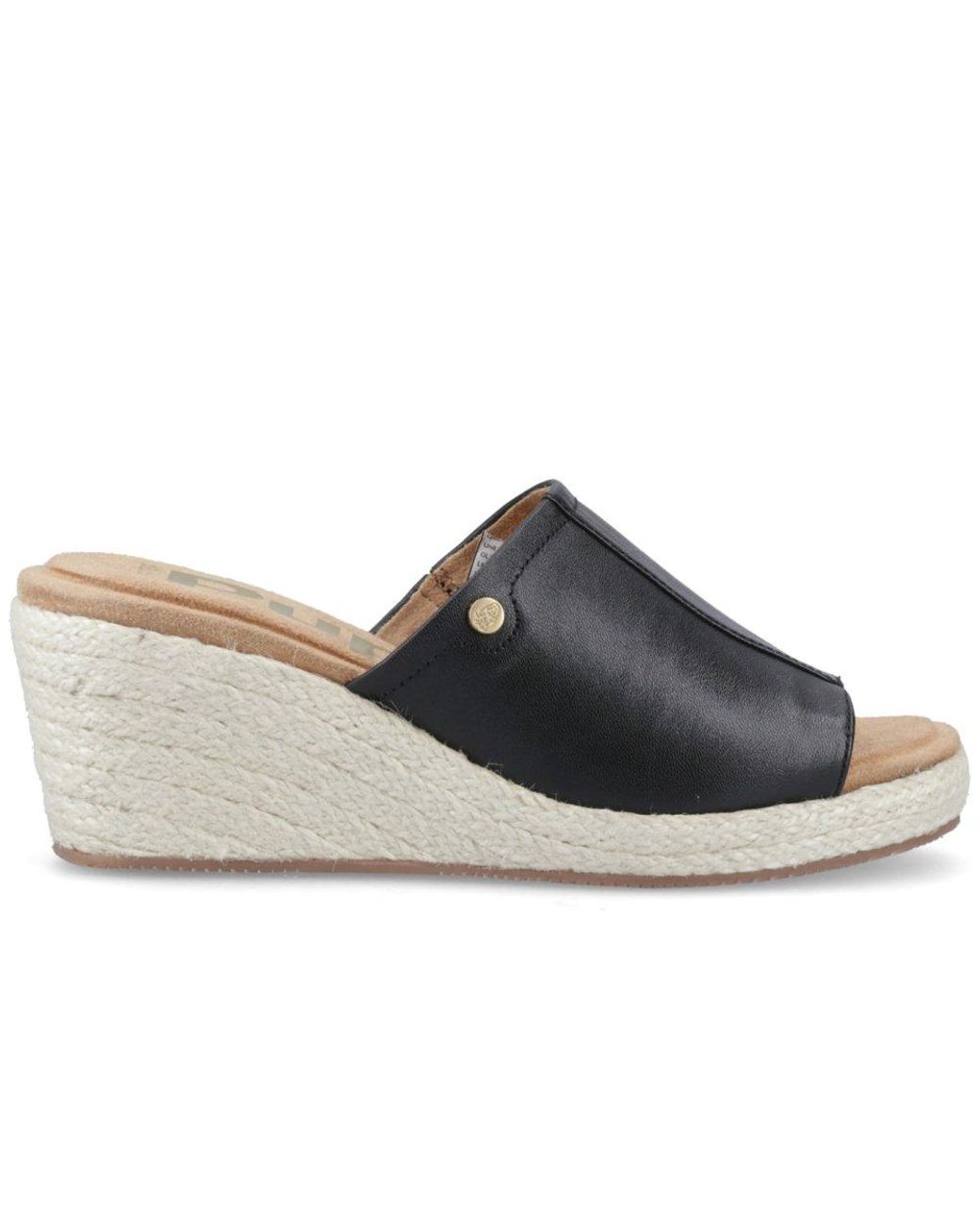 Hush Puppies Blue Willow Rattan Sandals
