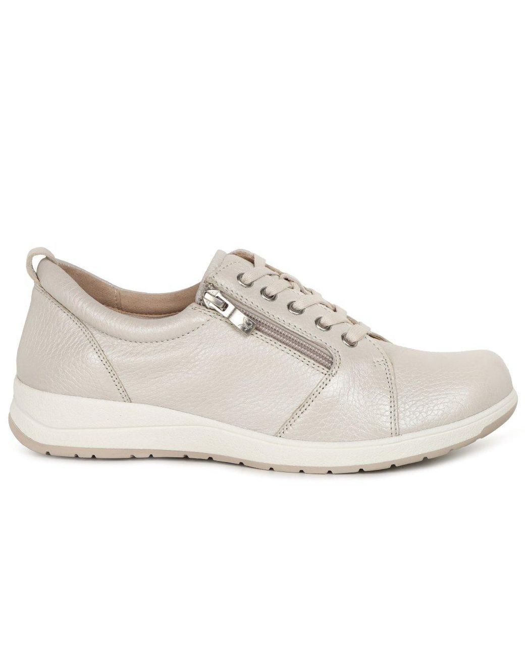 Caprice White Direction Trainers