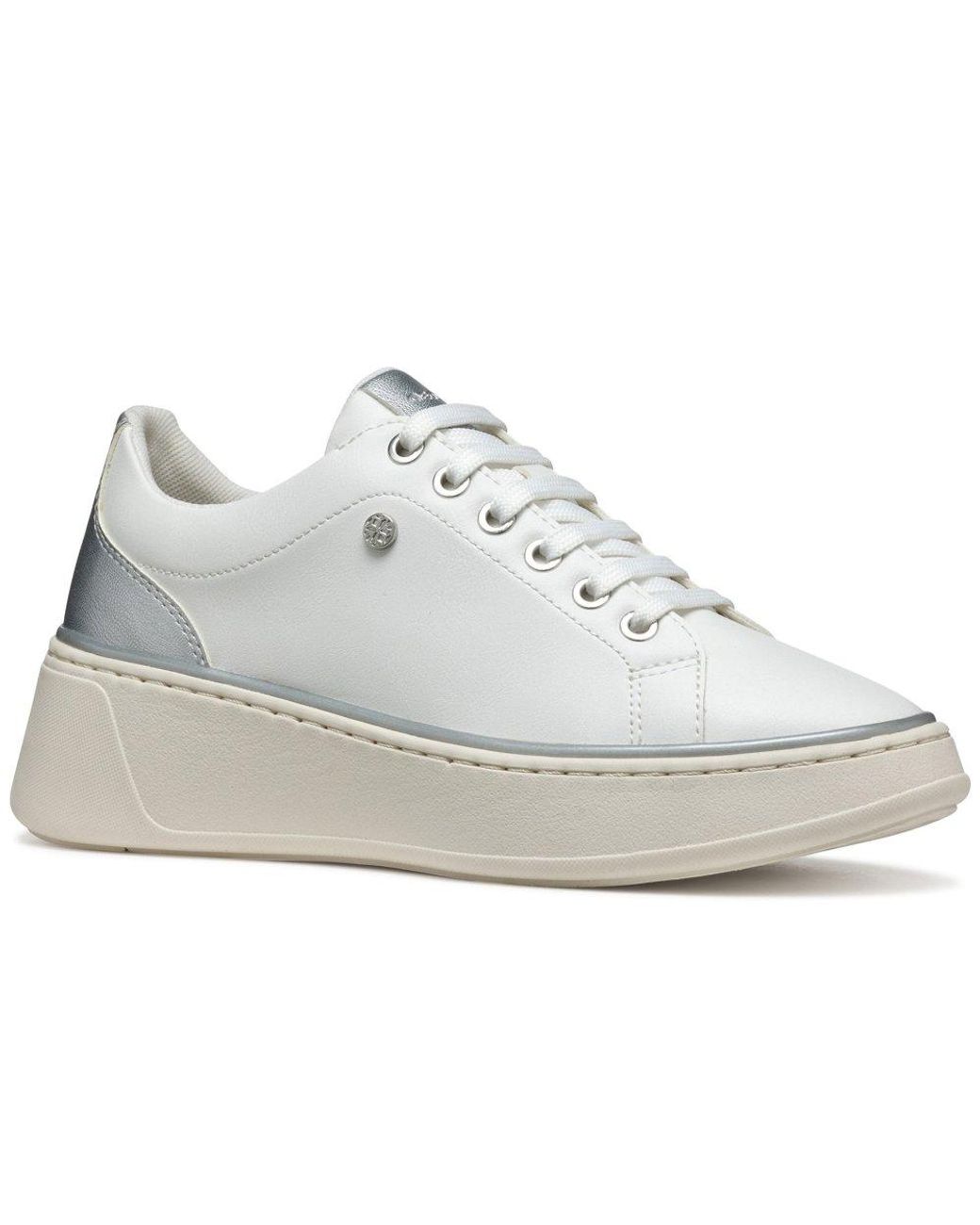 Geox White D Sunnetty Trainers