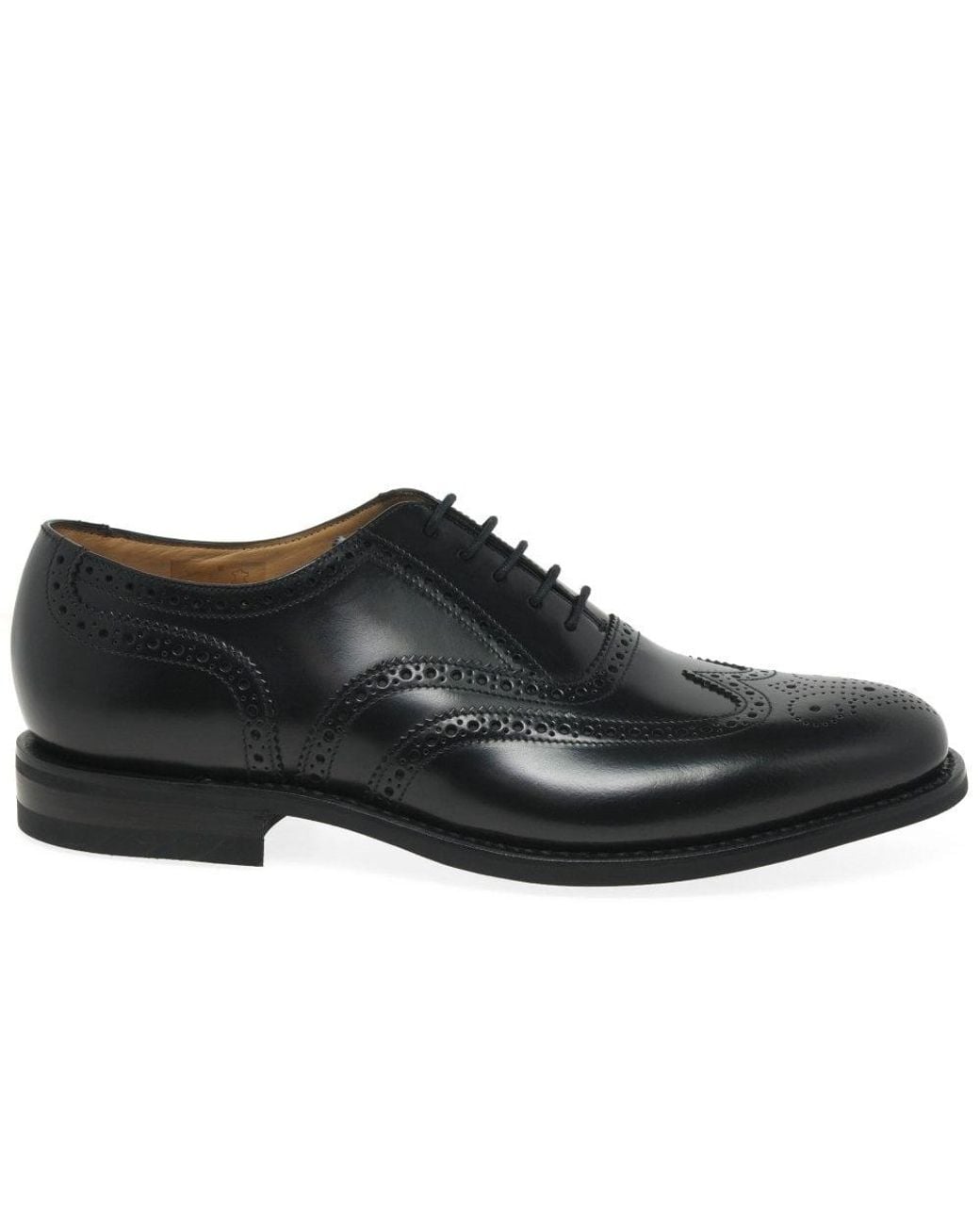 Loake Black 302B Formal Oxford Brogues for men