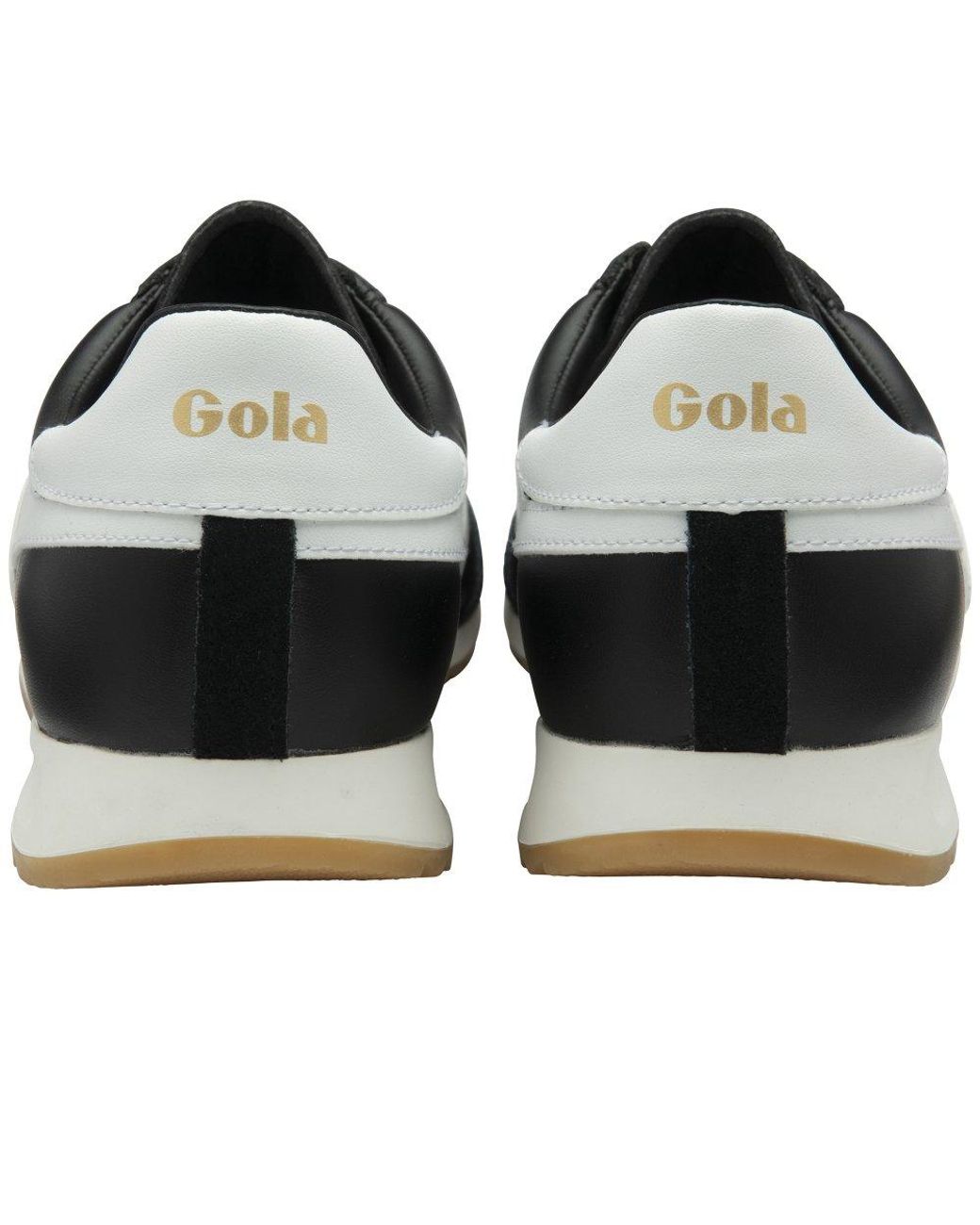 Gola Black Torpedo Leather Trainers for men