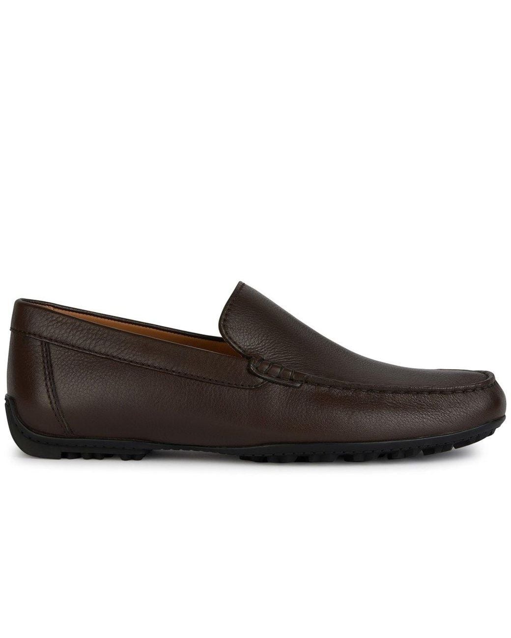 Geox Brown U Kosmopolis + Grip Moccasins for men