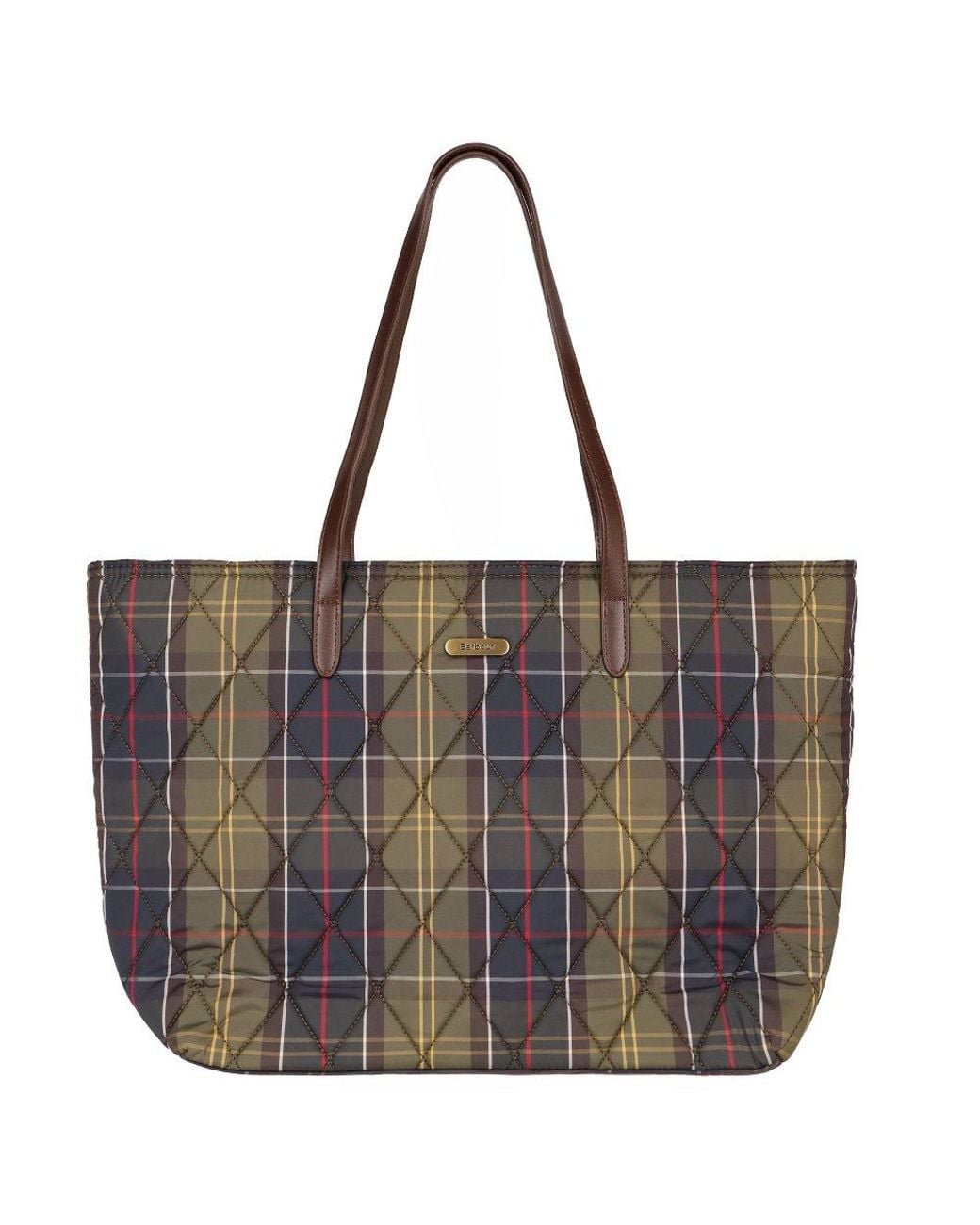 Barbour Black Wetherham Quilted Tote Bag