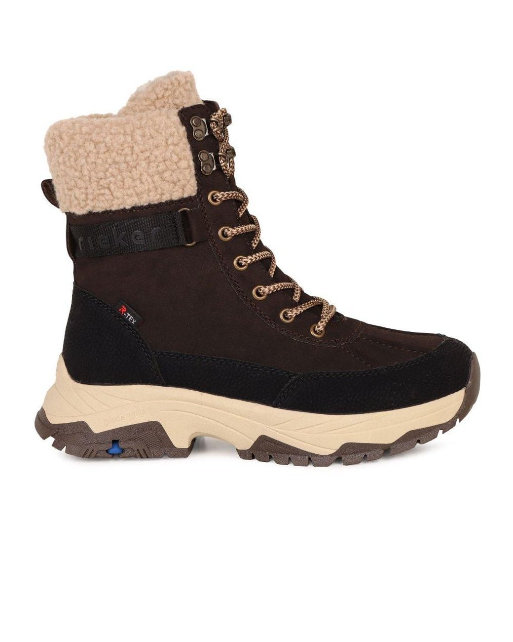 Rieker Black Zermatt Walking Boots