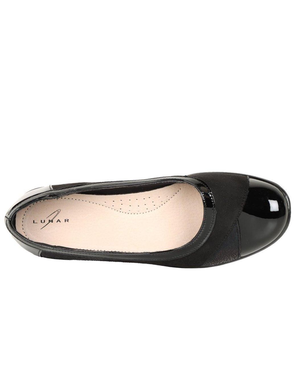 Lunar (GRS) Black Marian Ballet Pumps