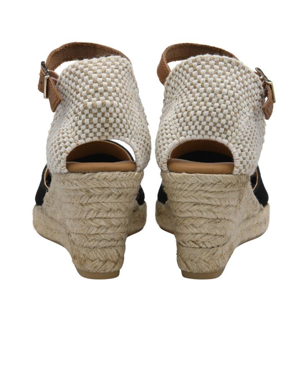 Ravel Black Burrill Espadrille Wedges