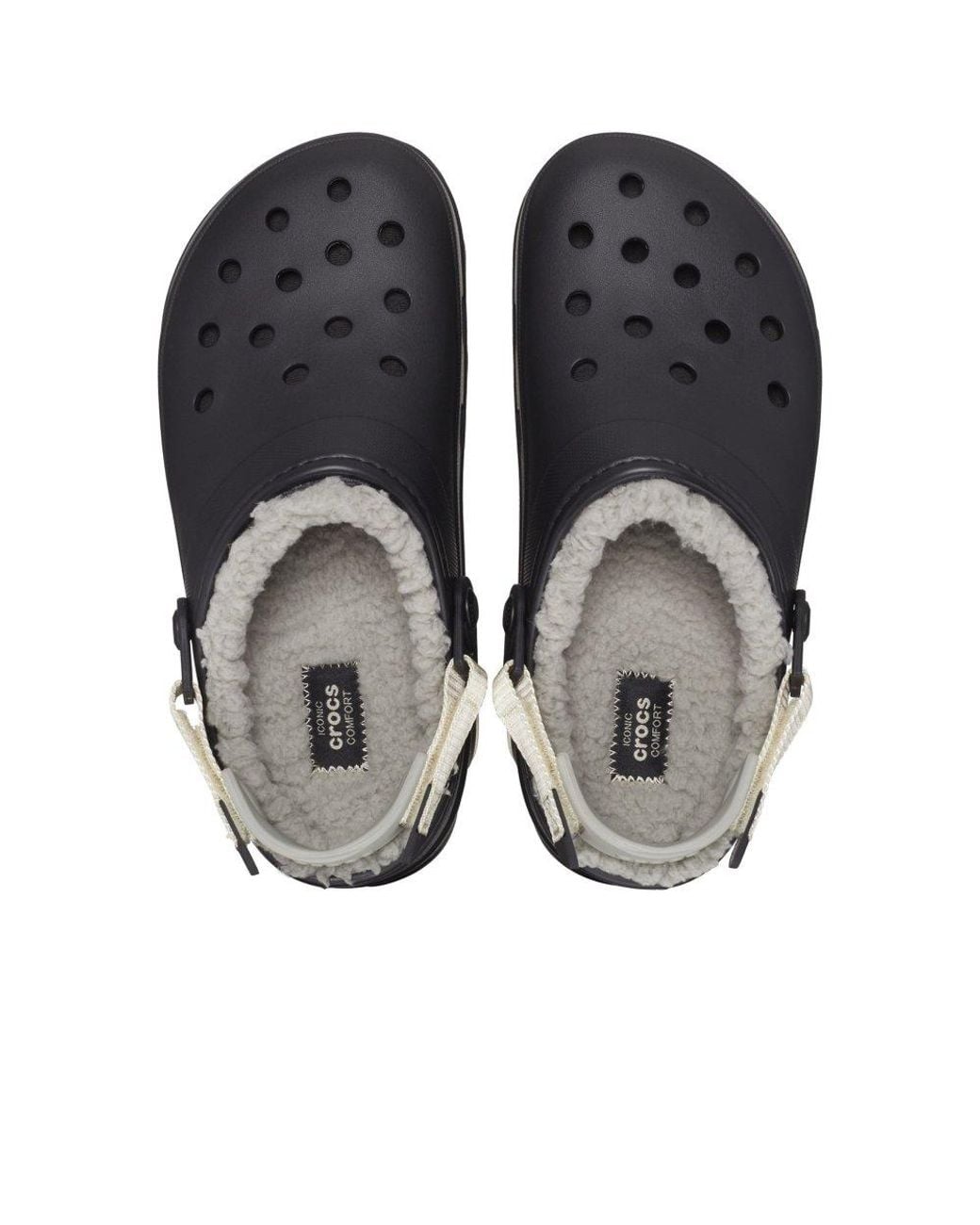 CROCSTM Black All Terrain Lined Clogs for men