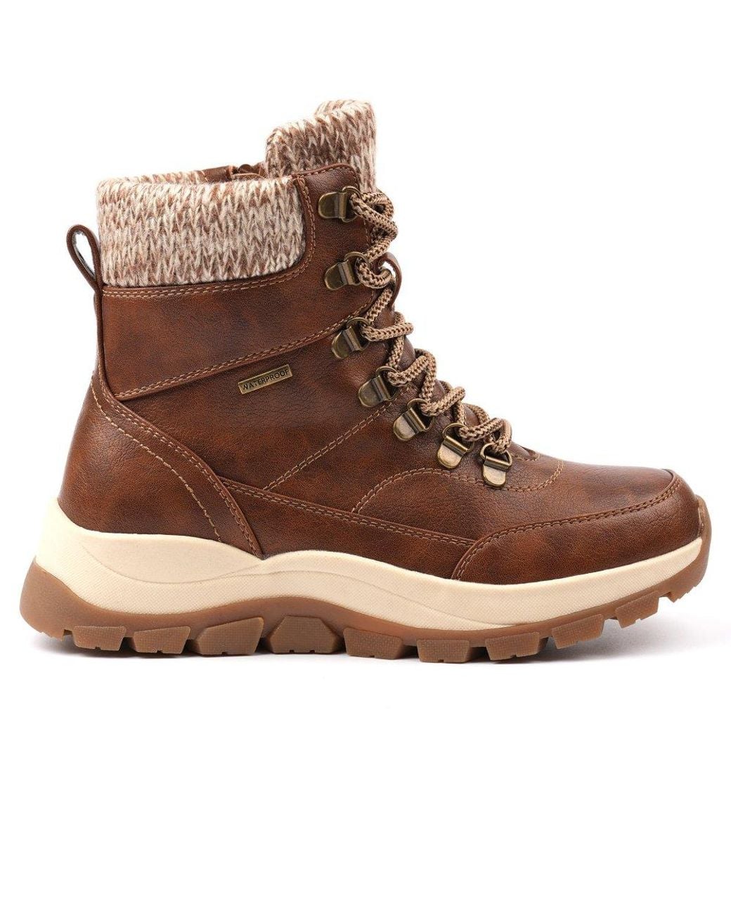 Lunar Brown Kallie Ankle Boots