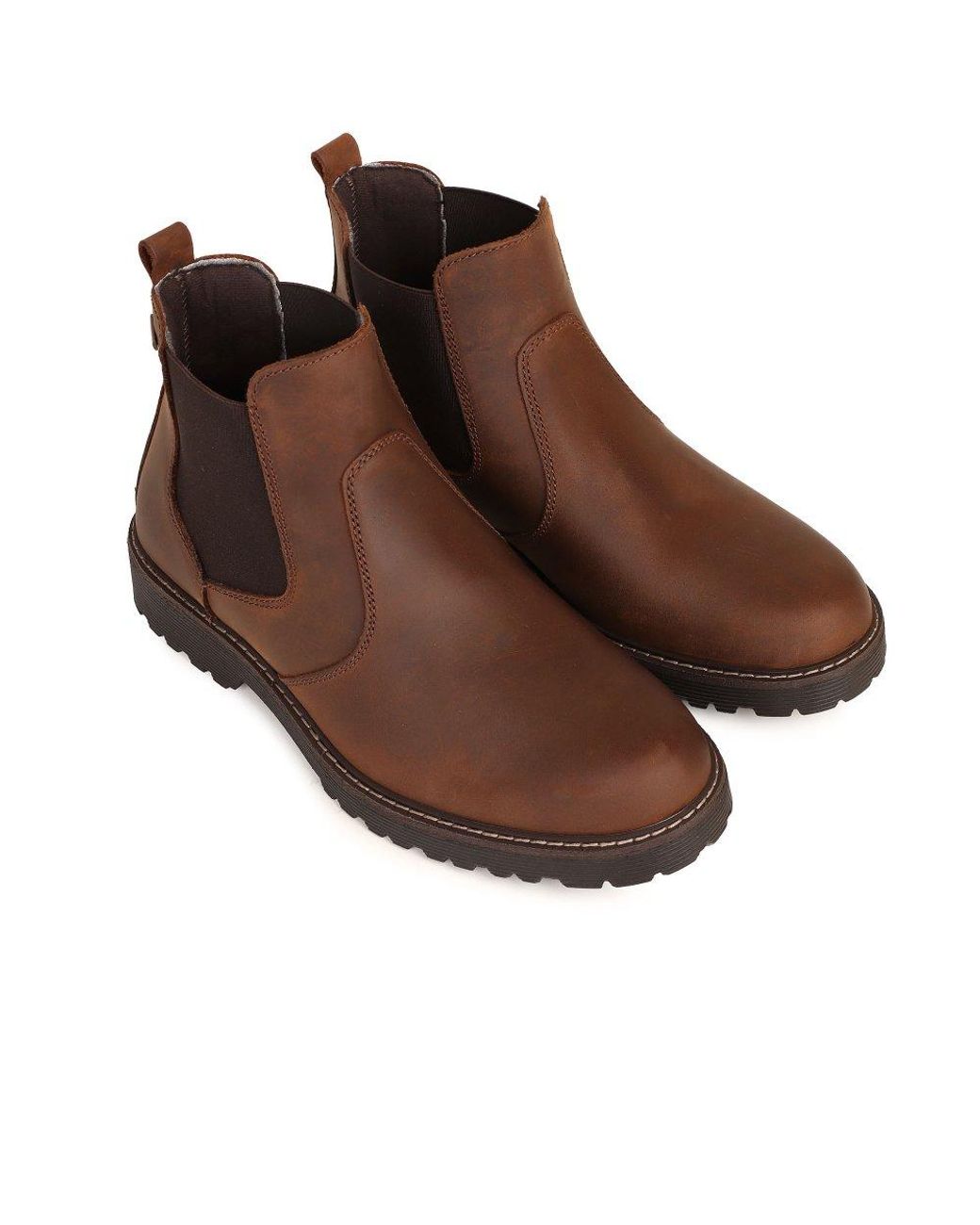 Charles Clinkard Brown Clint Waterproof Chelsea Boots for men