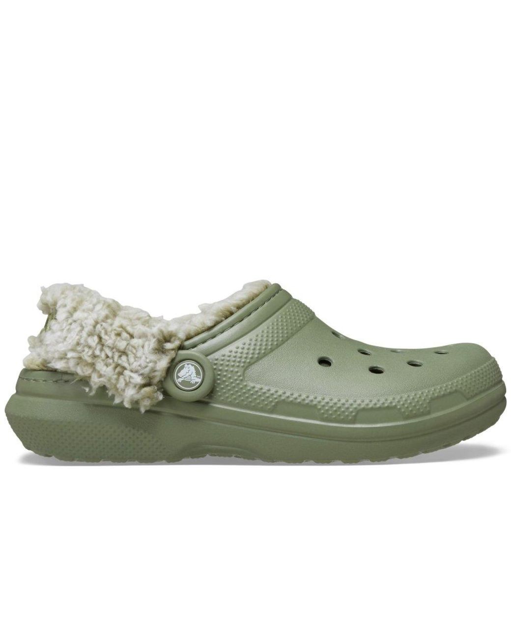 CROCSTM Green Classic Fleece Lined Clogs for men