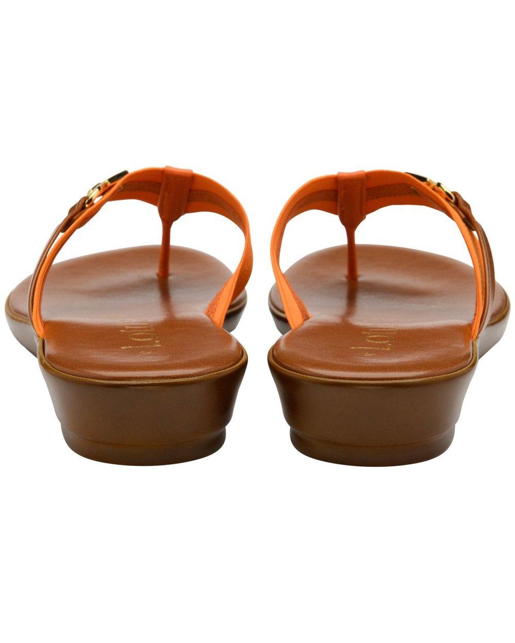 Lotus Brown Esino Toe Post Sandals