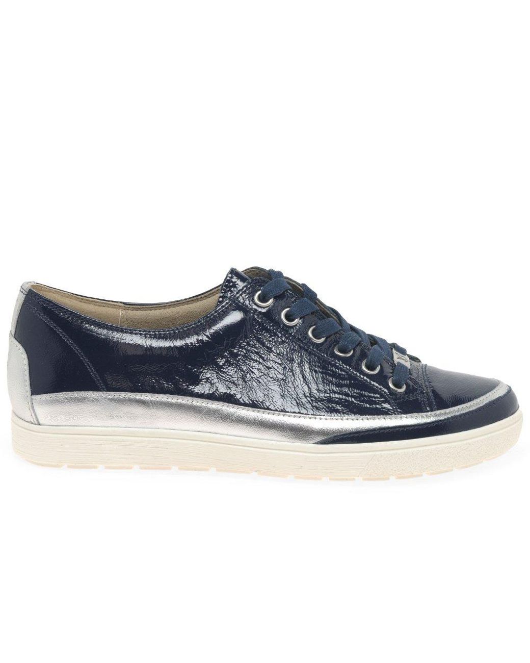 Caprice Star Casual Lace Up Trainers in Blue | Lyst Canada