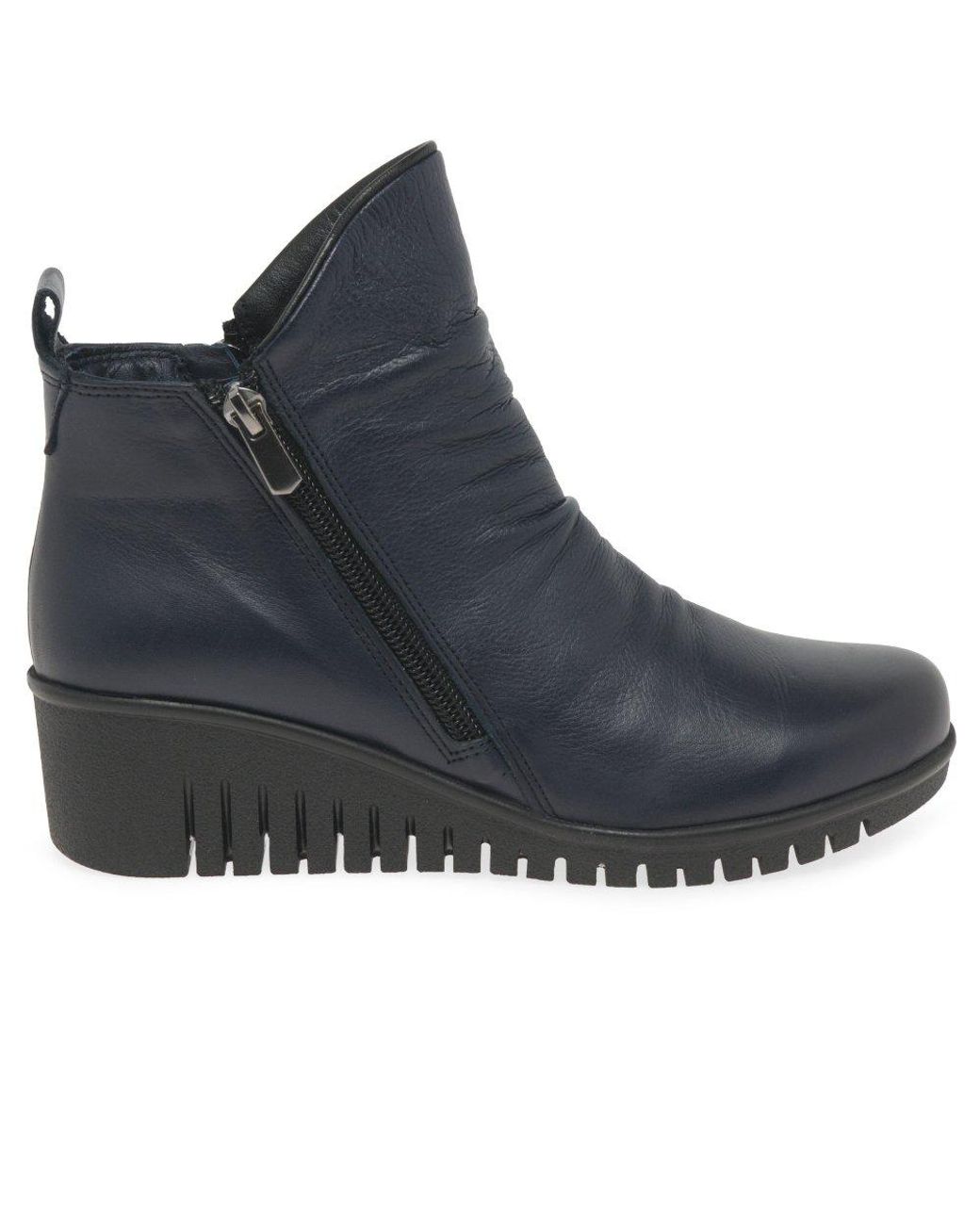 Lotus Black Cordelia Ankle Boots