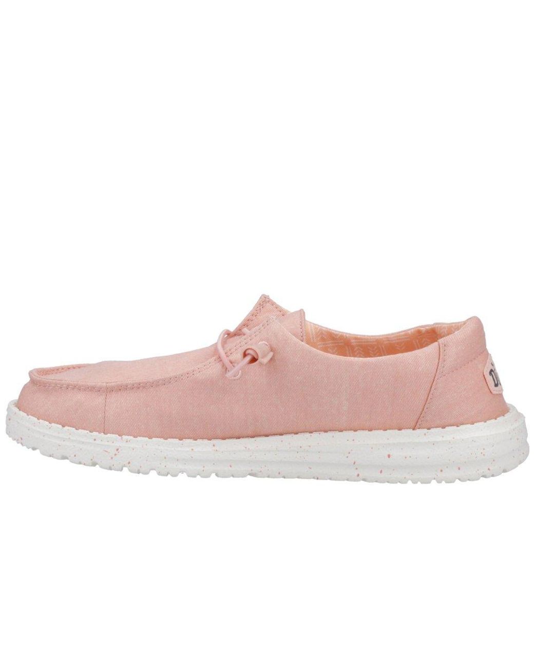 HeyDude Blue Wendy Canvas Shoes