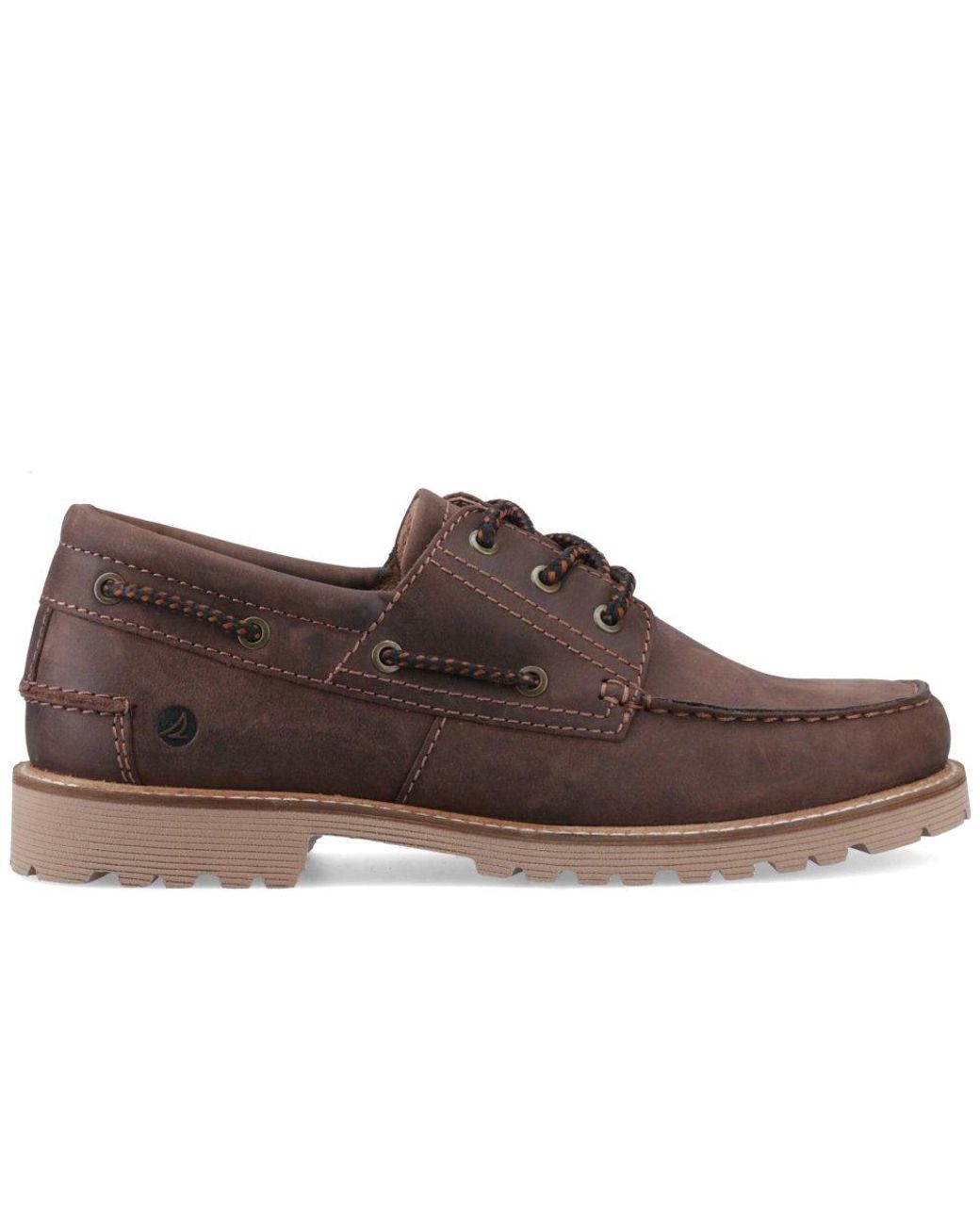 Sperry Top-Sider Brown Houston Lace Up Shoes for men