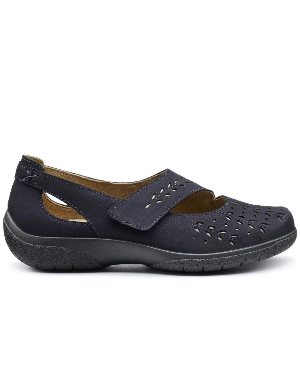 Hotter Blue Daphne Mary Jane Shoes