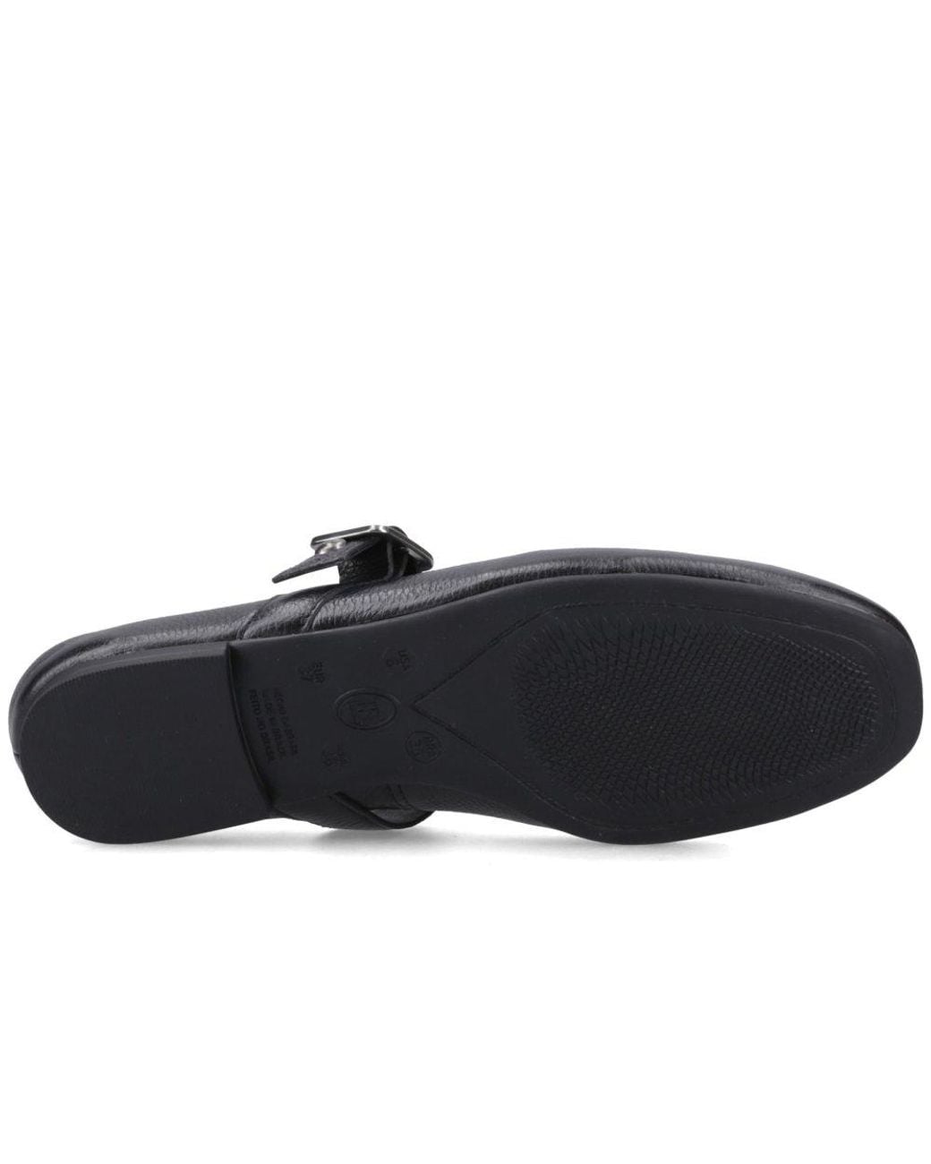 Hush Puppies Black Charlene Stud Ballerinas