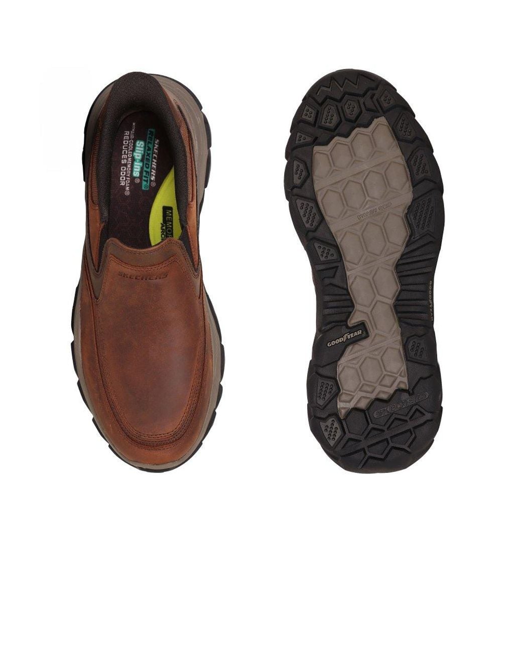 Skechers Brown Slip for men