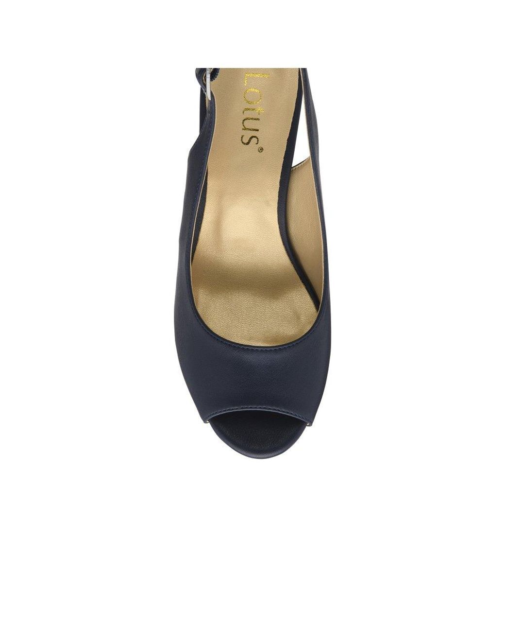 Lotus Blue Evelyn Slingback Sandals