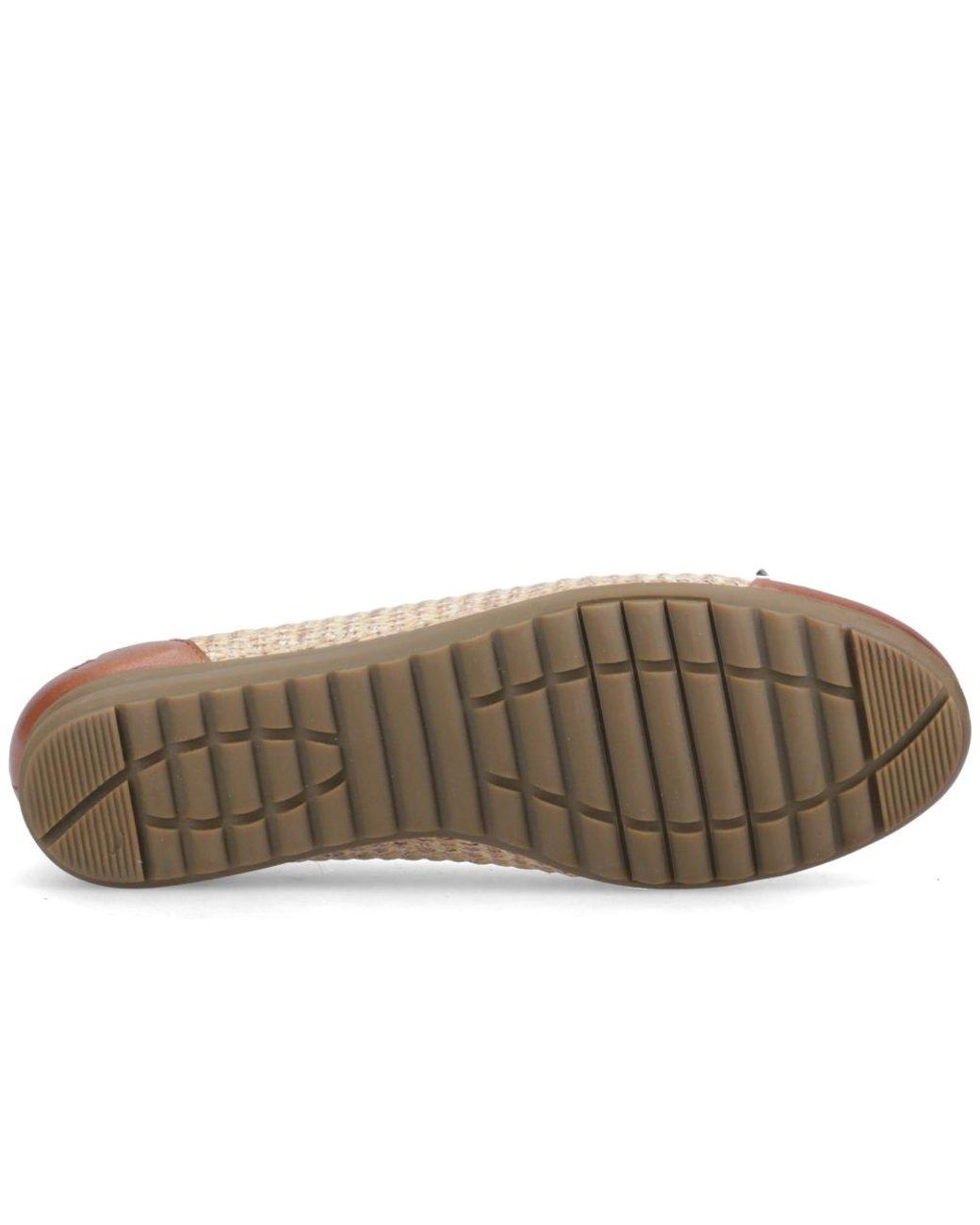Hush Puppies Brown Laurie Toe Cap Ballerinas