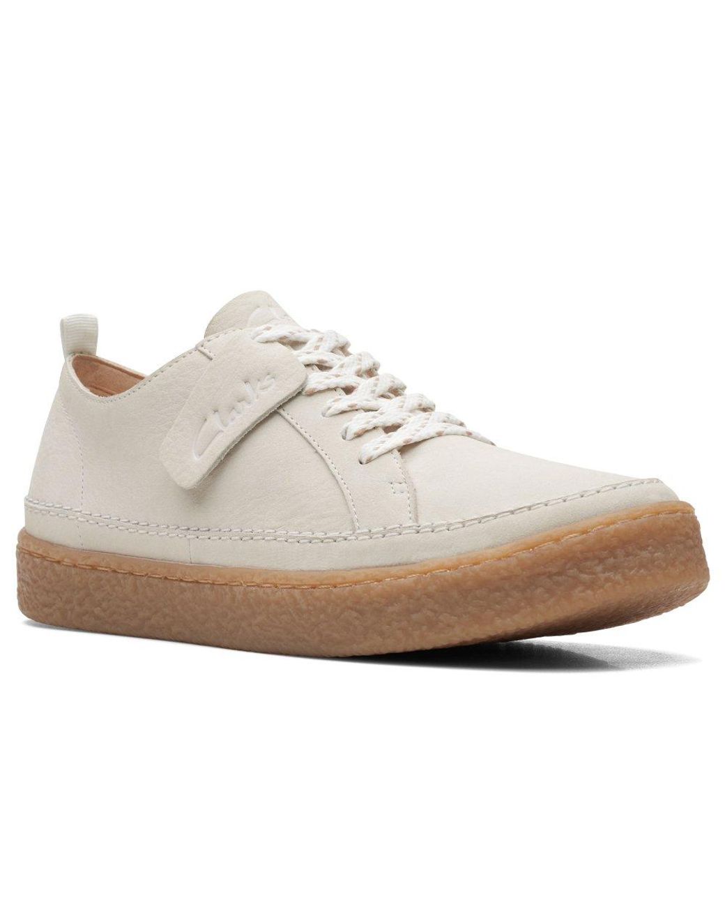 Clarks Barleigh Lace Trainers in White | Lyst Canada