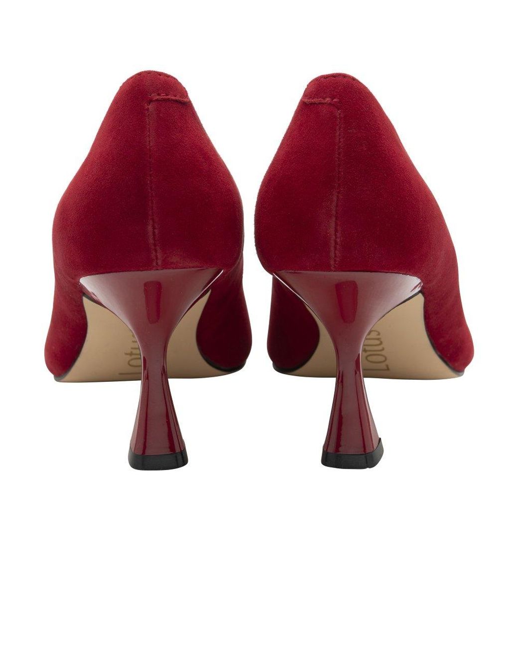 Lotus Red Henley Court Shoes