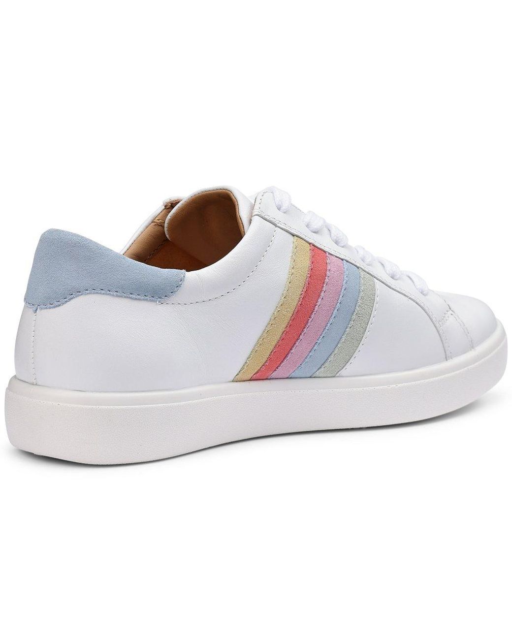 Hotter White Switched Wide Fit Trainers