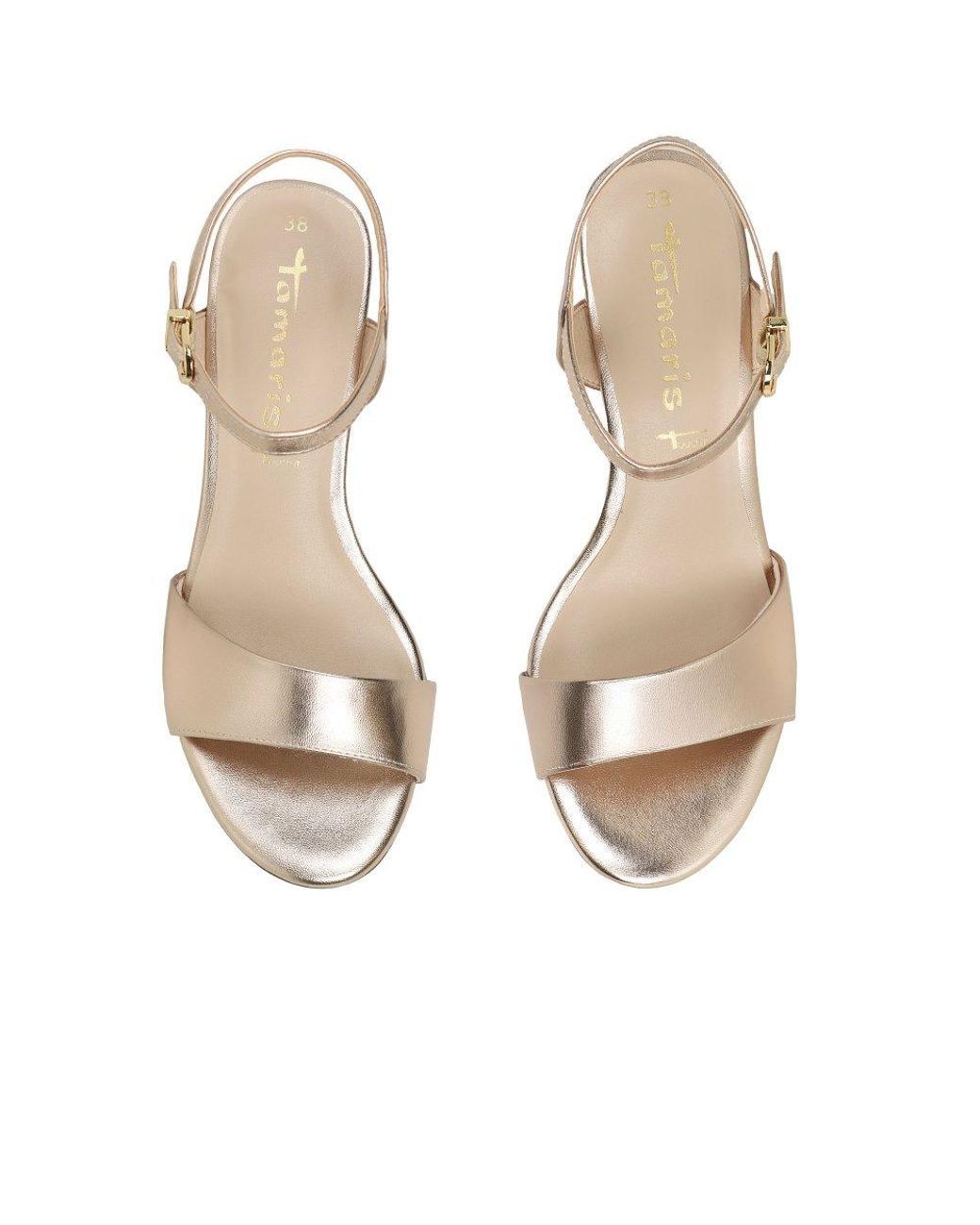 Tamaris Metallic Cosmos Sandals