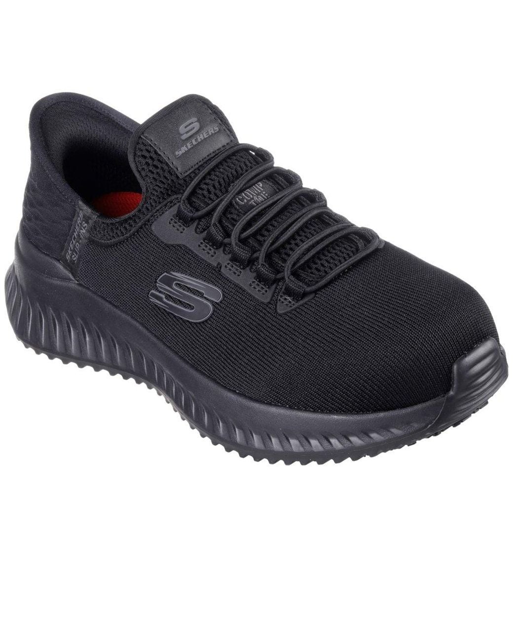 Skechers Black Ombray Safety Trainers Shoe